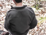 小树林走起农民工小伙野战肥野鸡高清无水印