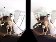 Mother Noemi suck and fuck lucky son in VR porn