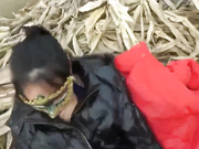 農村良家寂寞少婦郊外玉米桿堆上與大屌情人瘋狂啪啪野戰 口交翹臀後入輕輕壹搞就淫水直流 國語1080P高清