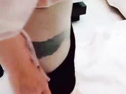 《勾搭反差女神》打完麻勾搭两个气质高跟少妇，没钱输了就想跑？强行肉偿