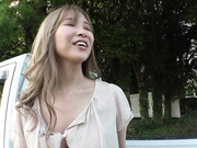 AEGE-058 野外露出 連れ出され晒された巨乳調教！！松野蘭 - 3of5