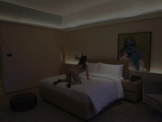 最新流出高价众筹购买欧美范极品厚重肥臀模特希白兔兔透明豹纹连体装淫声浪语诱惑挑逗1080P