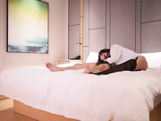 【酒店探花】小伙酒店高价约美女上门服务，颜值高看着挺清纯，换上黑丝口交后入啪啪也是淫荡的不行