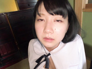 [APKH-051] 被妄想性爱附身的文艺部制服美少女 あまね弥生 - 2of5