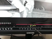 最新网络爆传事件-野性十足的女孩野外车旁和眼睛屌丝男野战啪啪被摄像头录下内部流出 后入怼操 高清720P原版